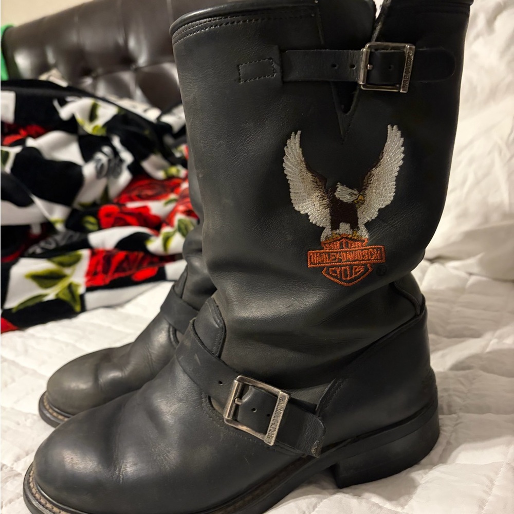 Harley-Davidson Black Leather Footwear